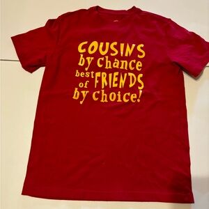 Boy's10-12 Wonder Nation Cousins By Chance Best Of Friends By Choice Short Sleev